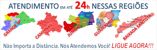 Atendimento: Grande SP, Interior de SP e Litoral Paulista